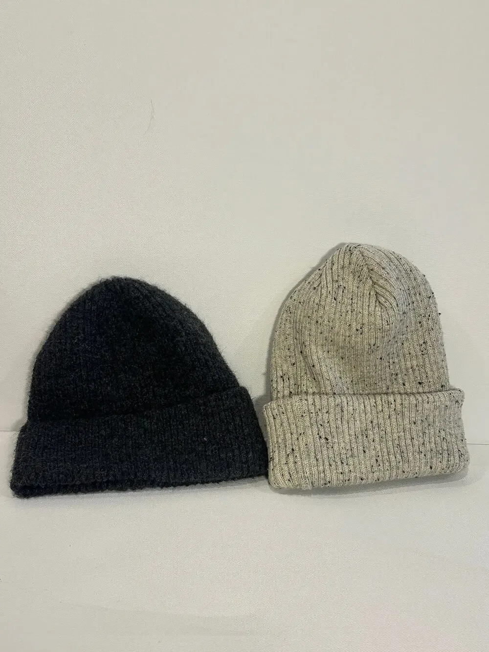 Set of 2 Unisex Everyday Ribbed Knit Cuffed Beanies American Eagle & Goodfellow